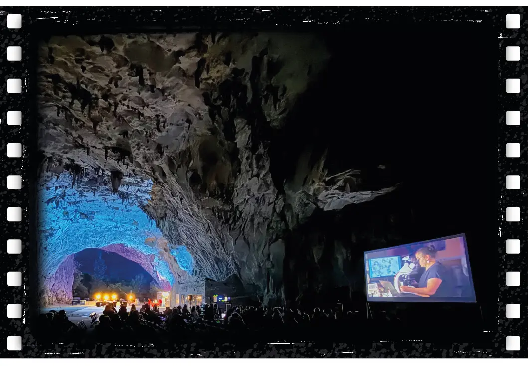 Ciné sous terre - Grotte de Bédeilhac