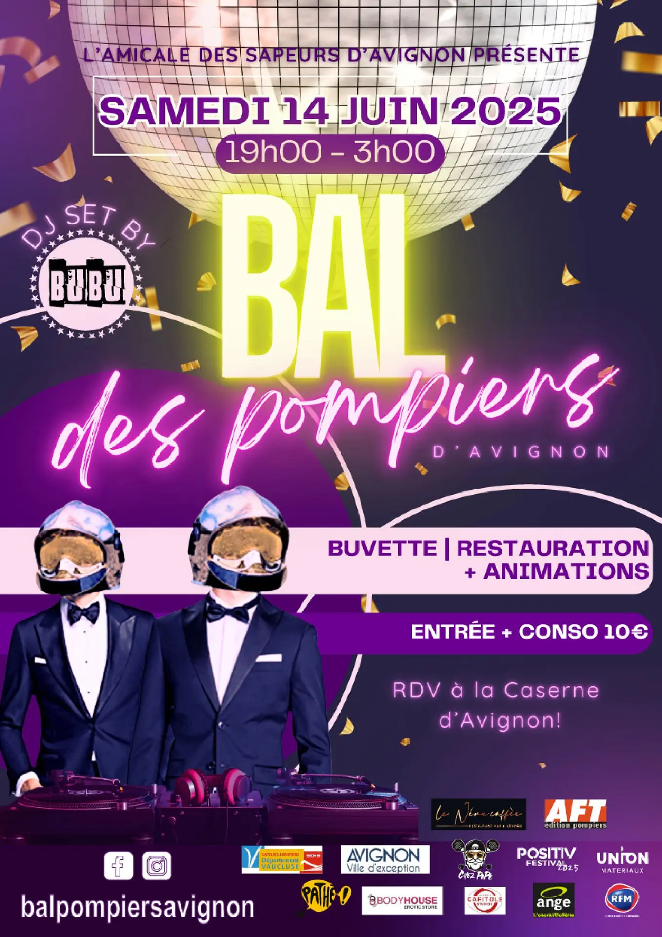 Bal des sapeurs pompiers d'Avignon