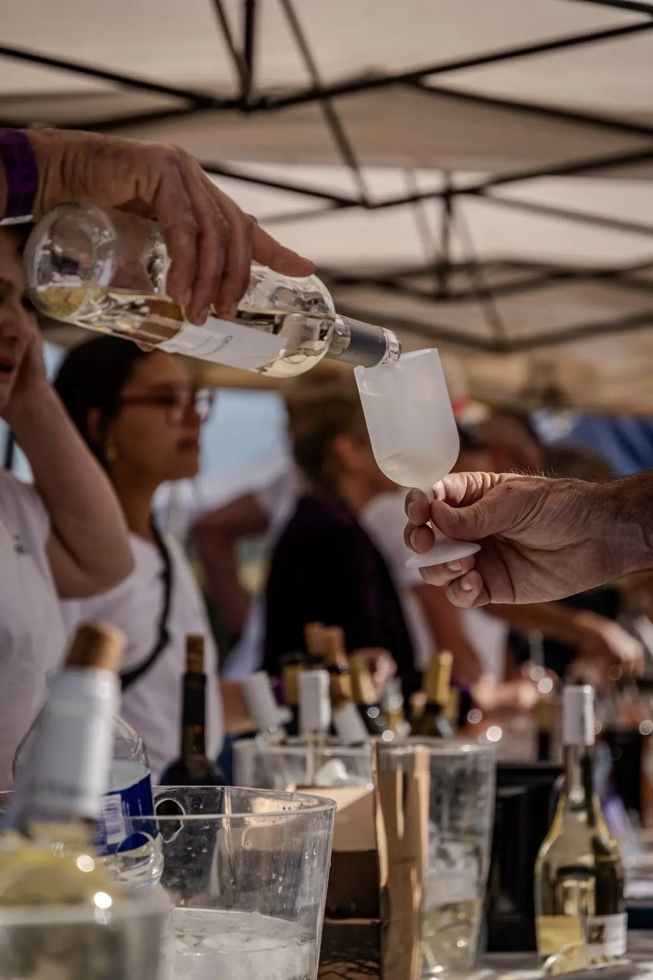 Apéro dégustation au festival Rock and Wine