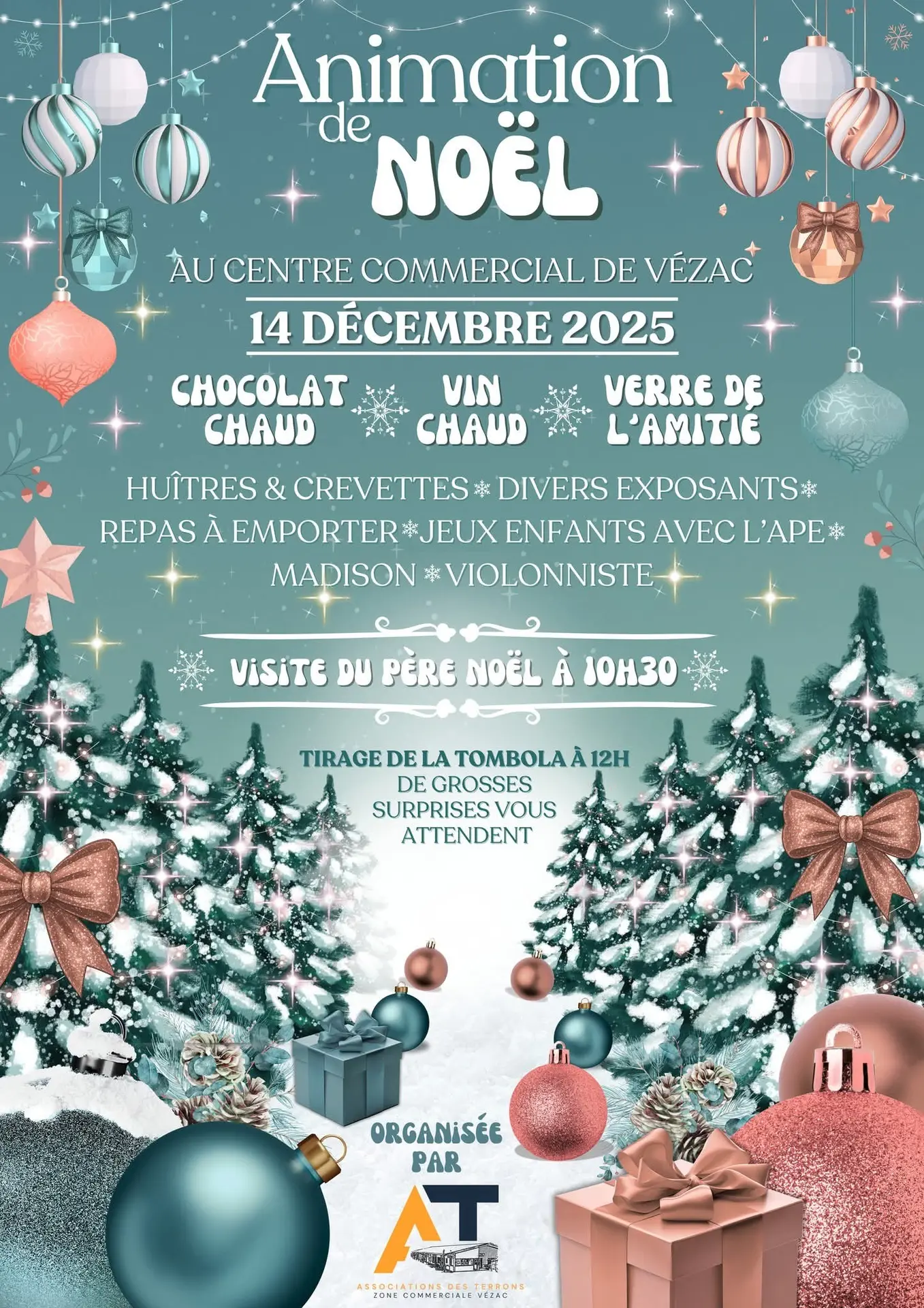 Marché de Noël et animations de Noël à Vézac