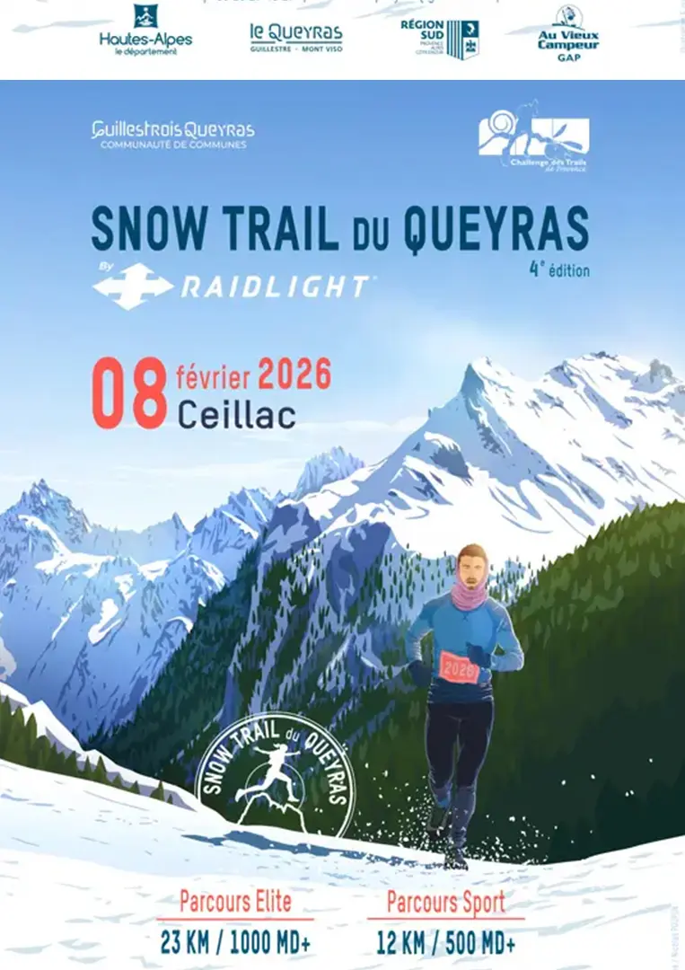 Snow trail du Queyras