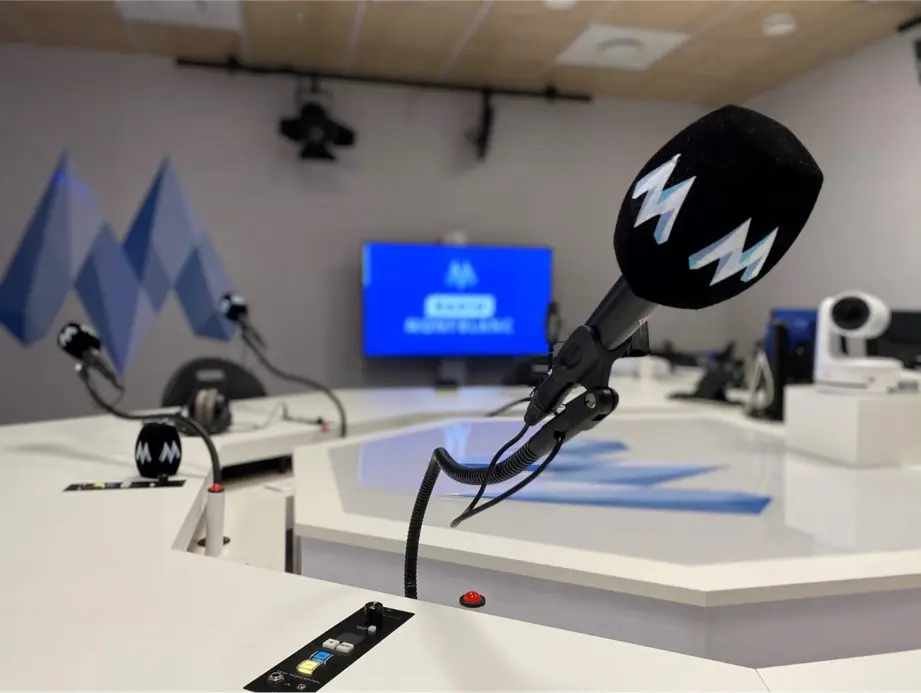 Radio Mont Blanc en duplex de Crest Voland_Crest-Voland