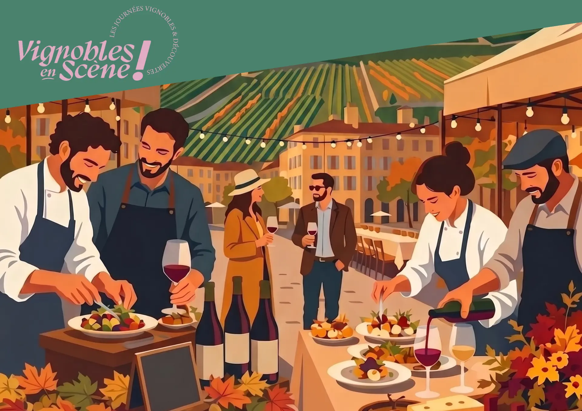 Marché de chefs et vignerons