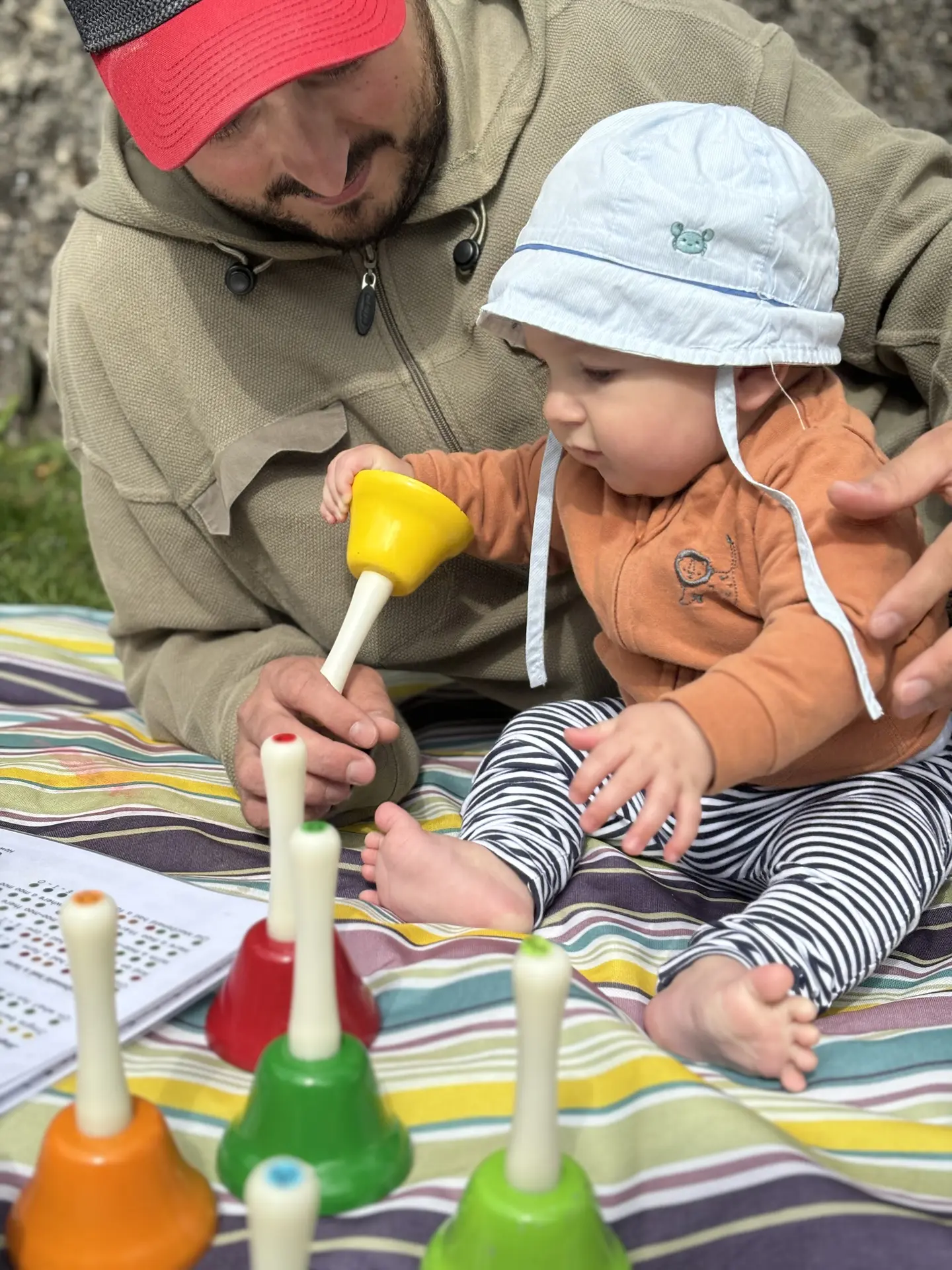 Ateliers d'initiation à la montagne pour les tout-petits par les sens