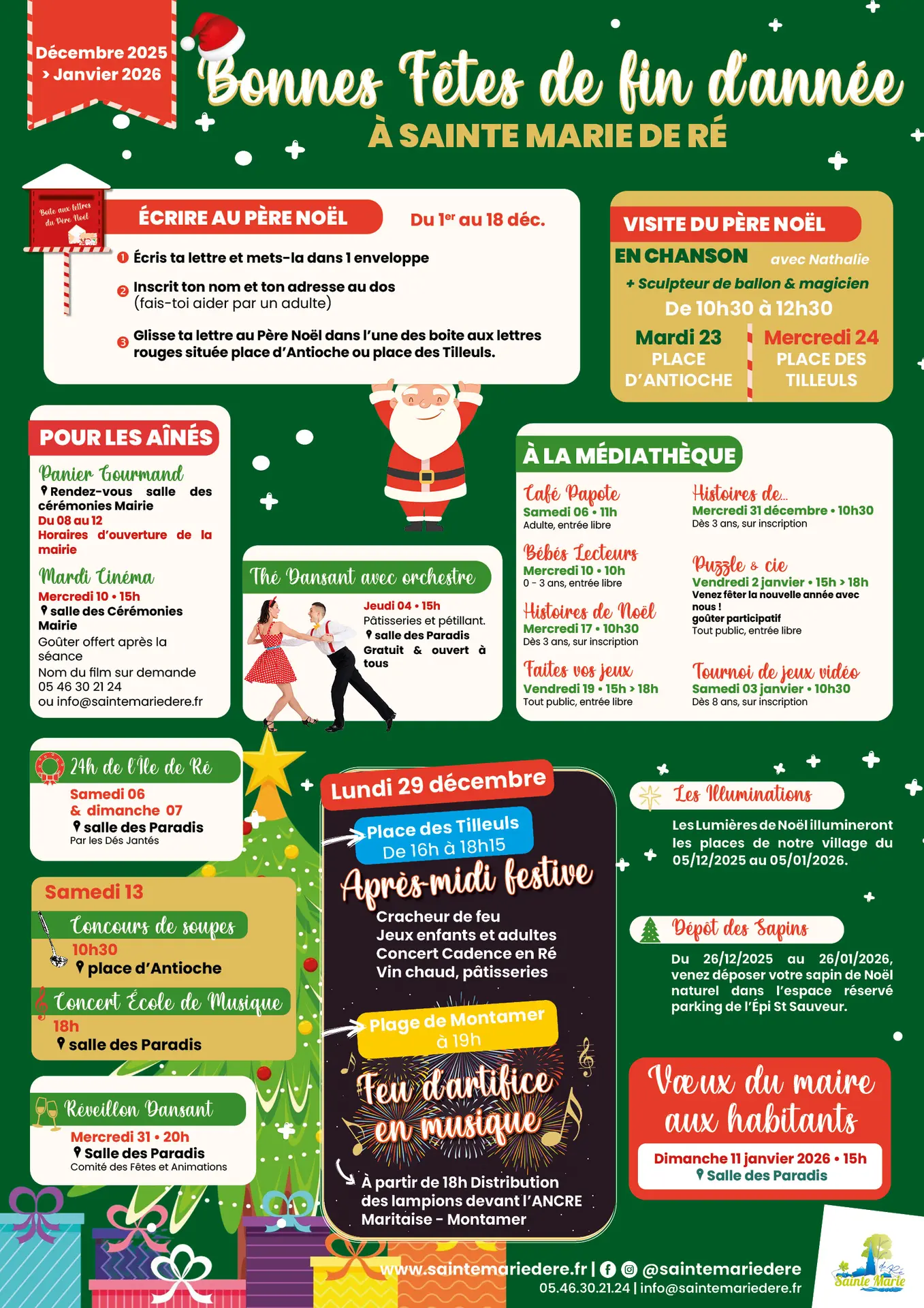 Programme festivités de fin d'année