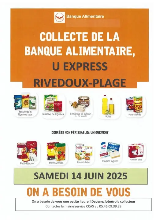 Collecte Banque Alimentaire_Rivedoux-Plage