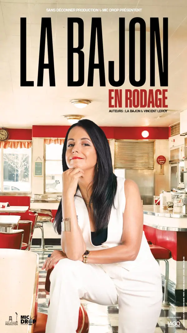 Théâtre en vigne aux Terrasses d'Adrien : ONE WOMAN SHOW : LA NOUVELLE BAJON !_Sannes