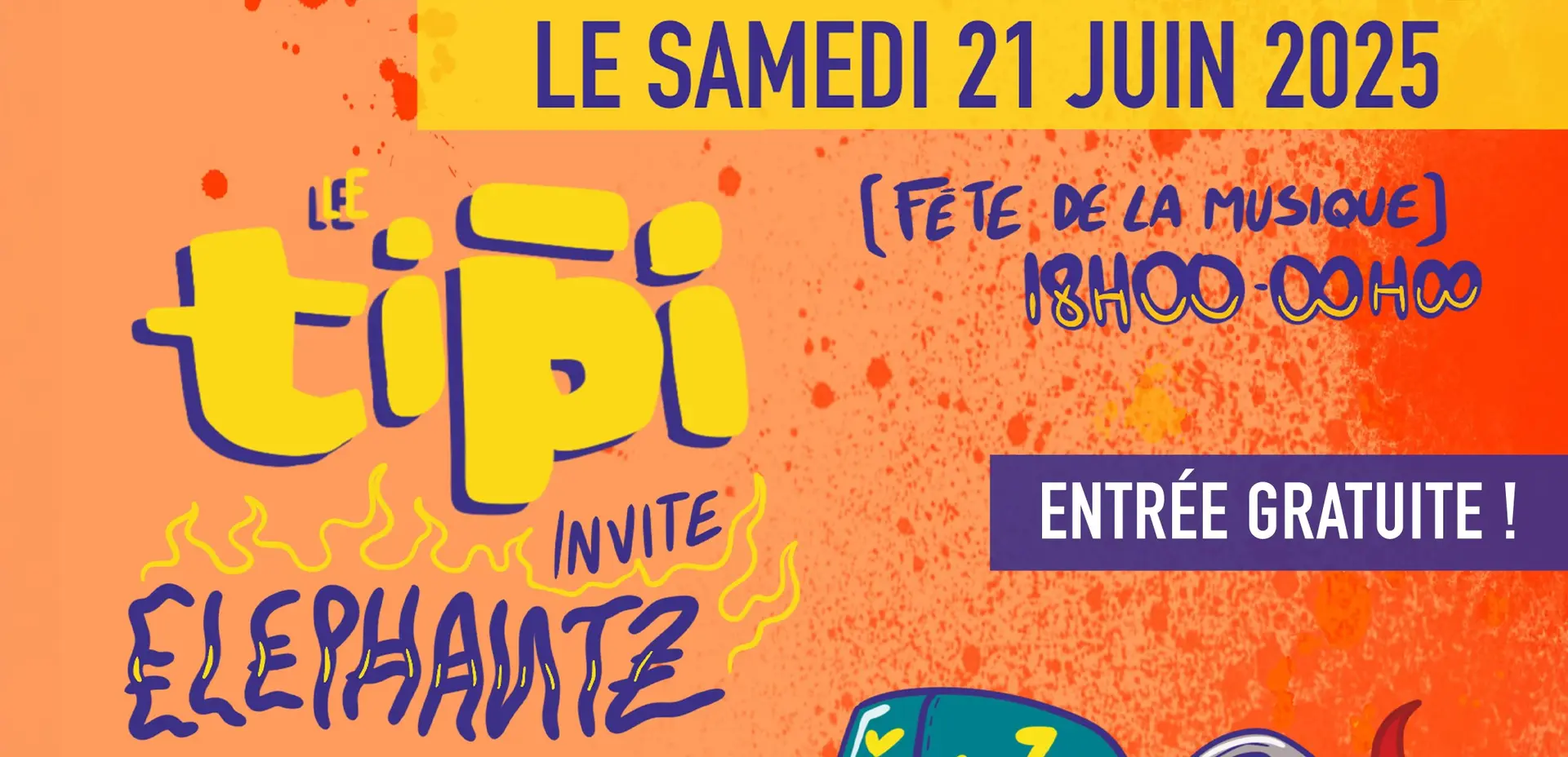 Fête de la Musique au Tipi - Elephantz Records_Avignon