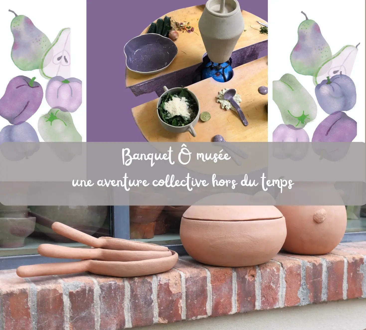 Banquet Ô musée avec l'artiste en résidence