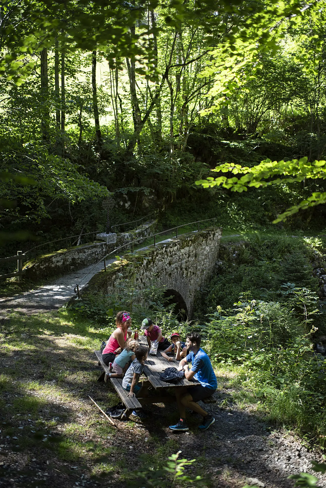 Le pont des Romains au Grand-Bornand