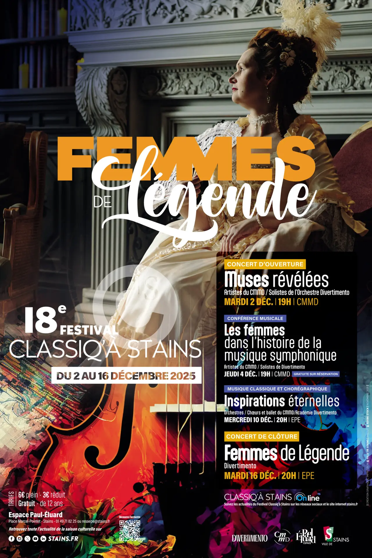 18e Festival Classiq’ à Stains – « Femmes de légende »