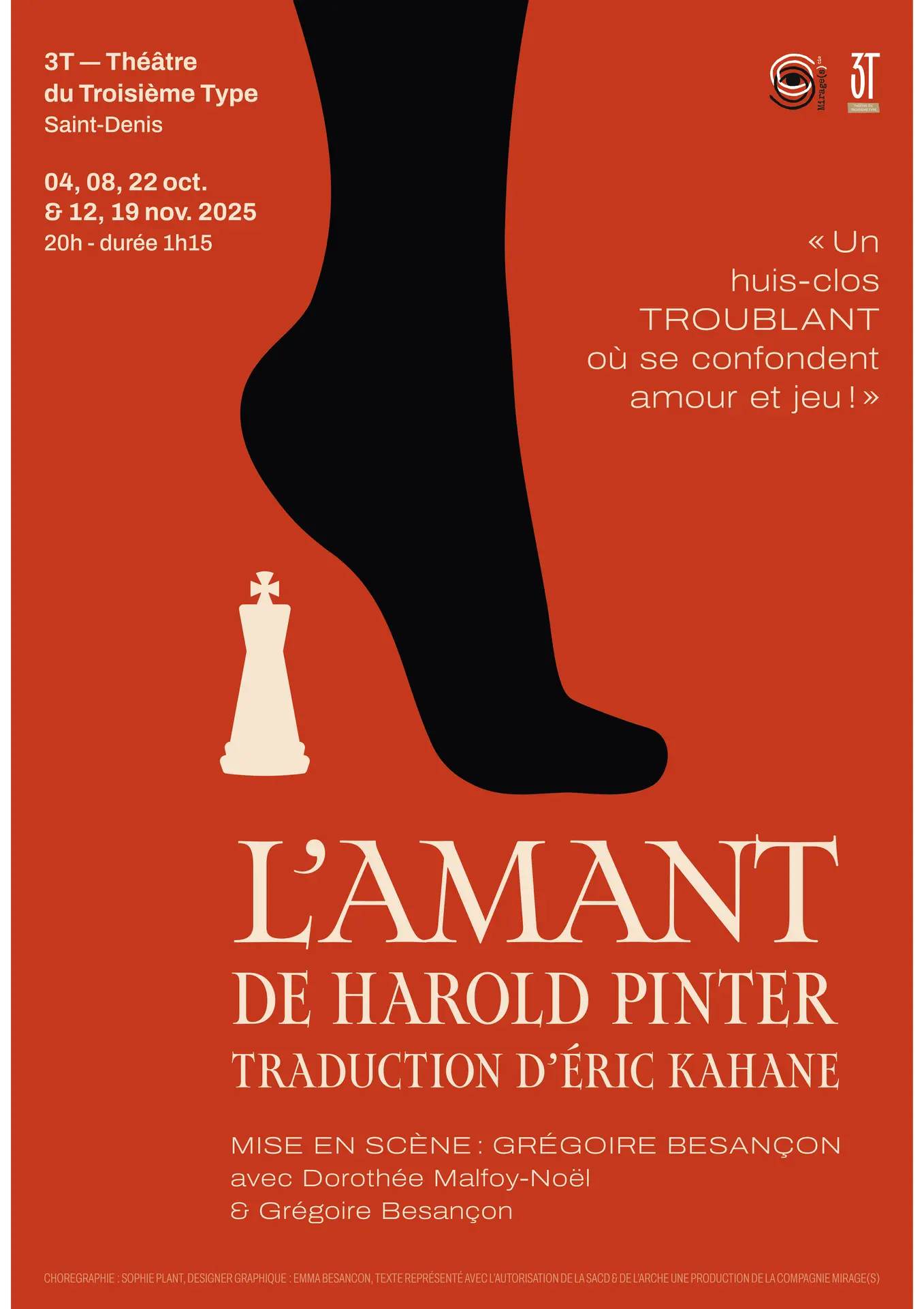 Théâtre - L'Amant_Saint-Denis