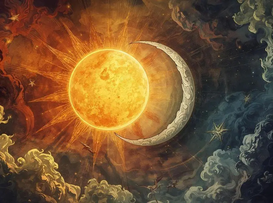 Le soleil et la lune