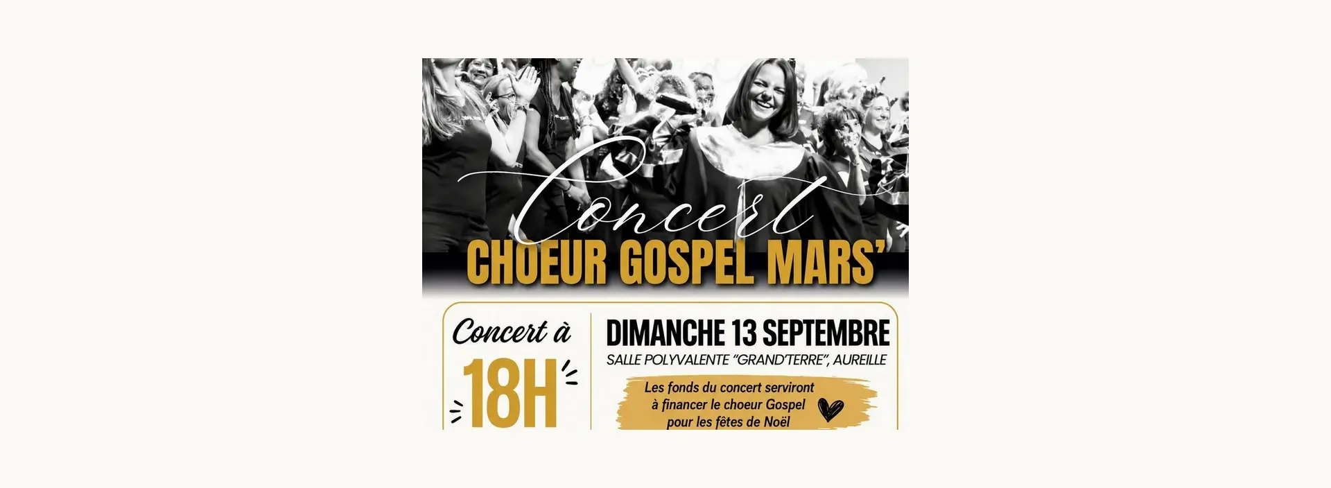 Vignette Konzert: Choeur Gospel Mars' in Aureille 13.09.26