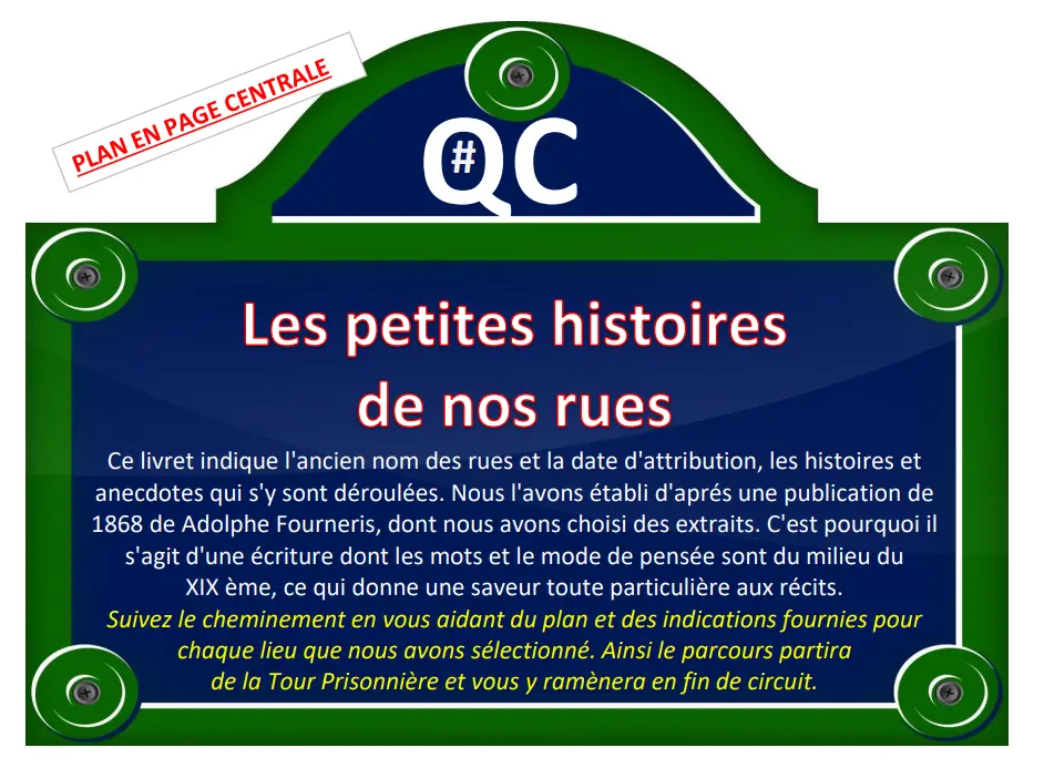 Livret Les petites histoires de nos rues