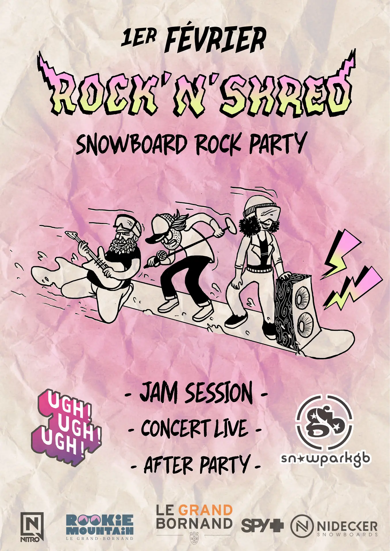 Ughughugh : 1ère édition du Rock’N Shred_Le Grand-Bornand