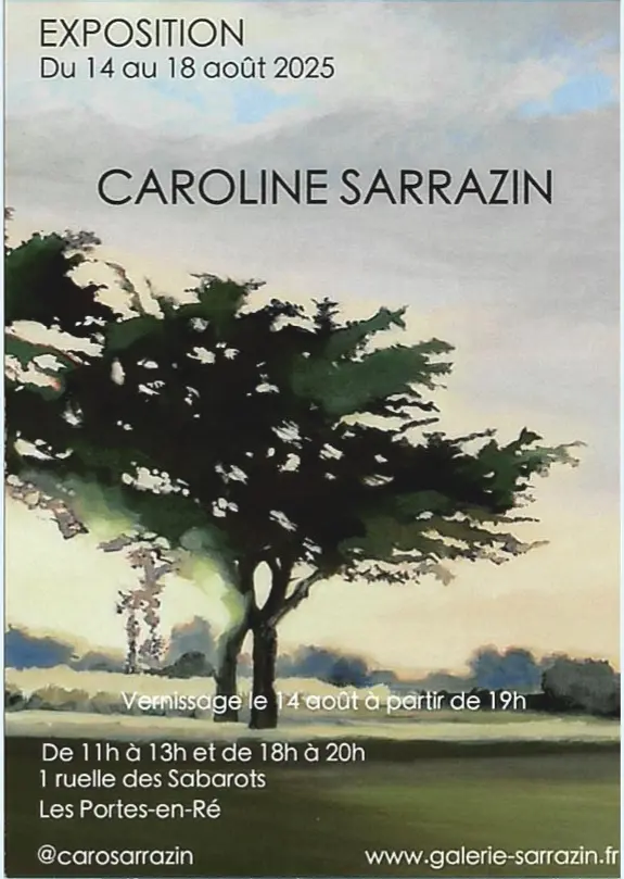 Exposition Caroline Sarrazin - Peinture_Les Portes-en-Ré