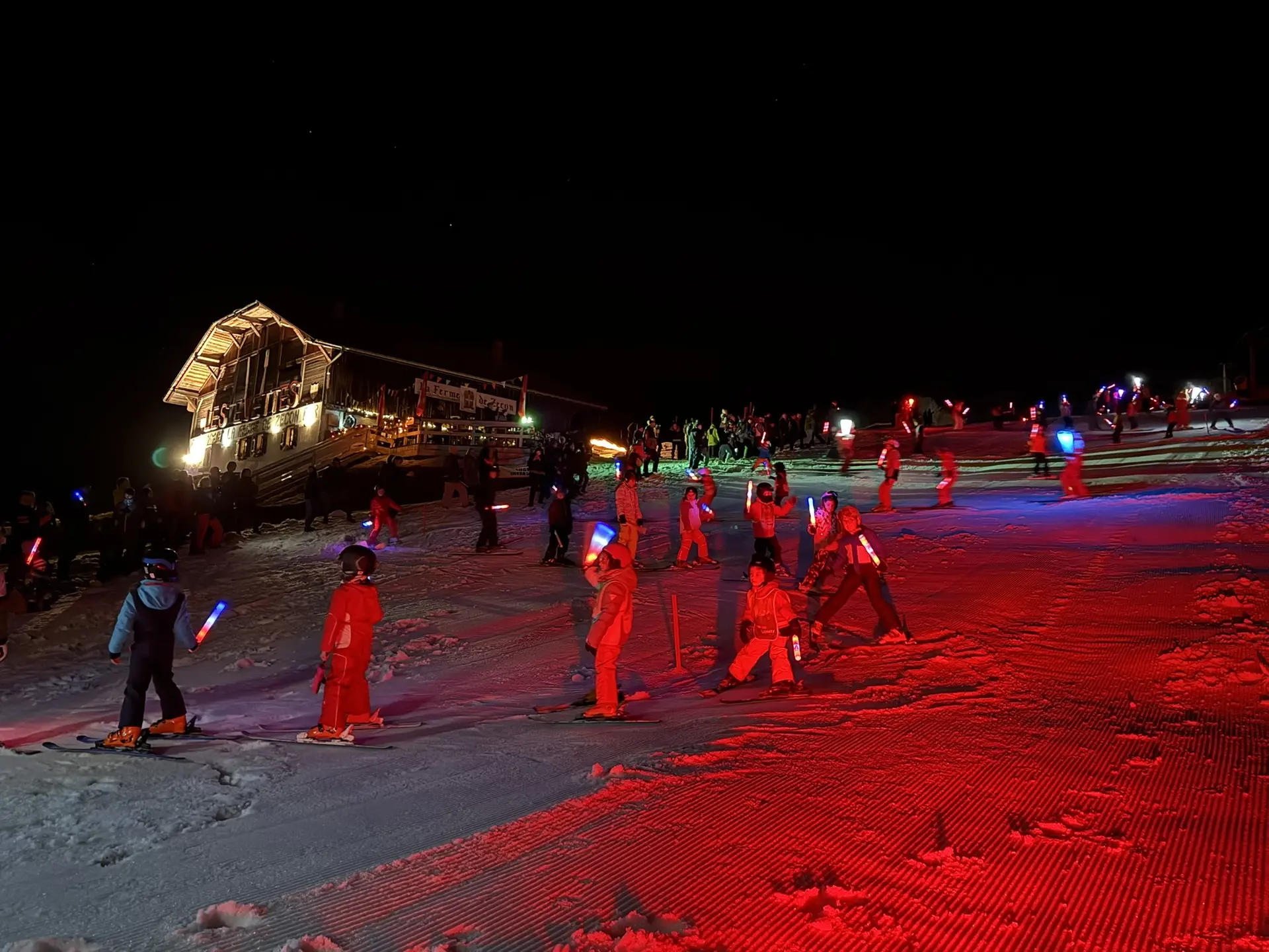 Descente aux lampions des enfants