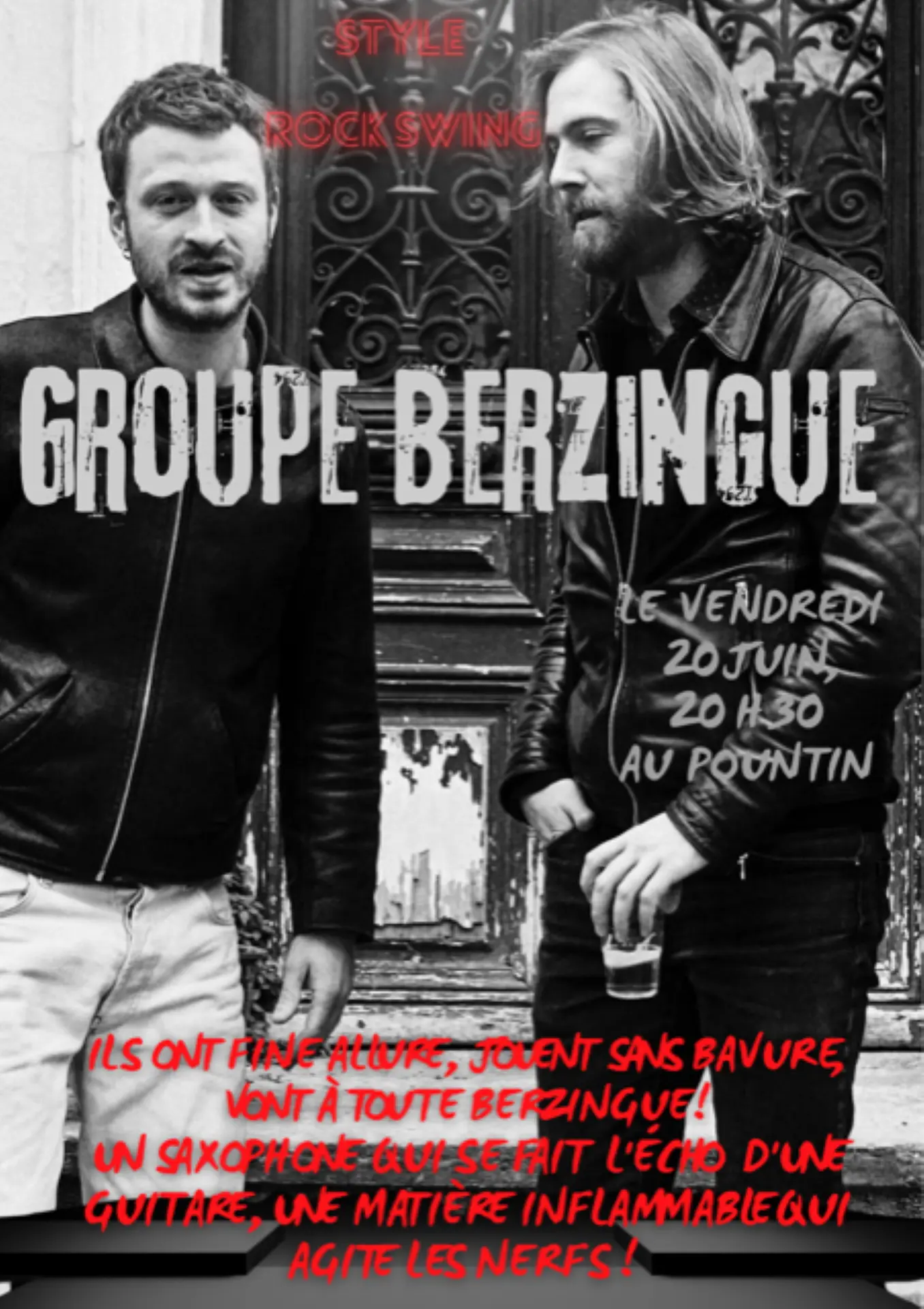 Concert Rock avec le groupe Berzingue_Saorge
