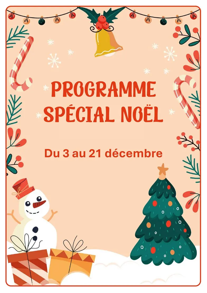 Programme spécial Noël Avignon Bibliothèques