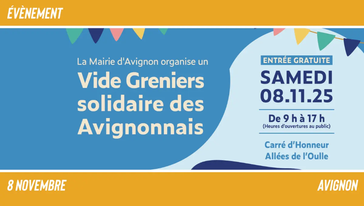 Vide-greniers solidaire des Avignonnais_Avignon