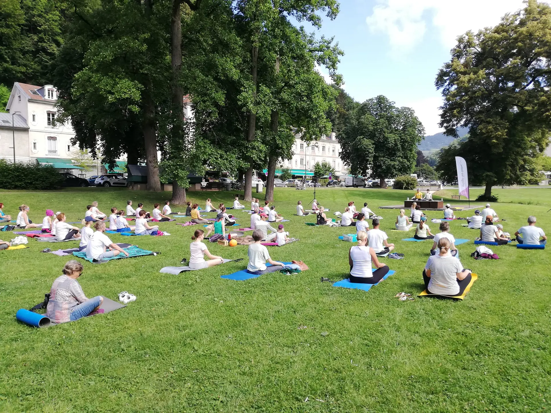 Yoga au parc