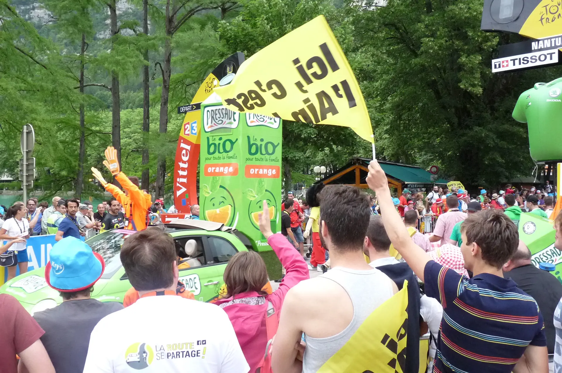 Départ de la 20e étape du Tour de France 2025 à Nantua