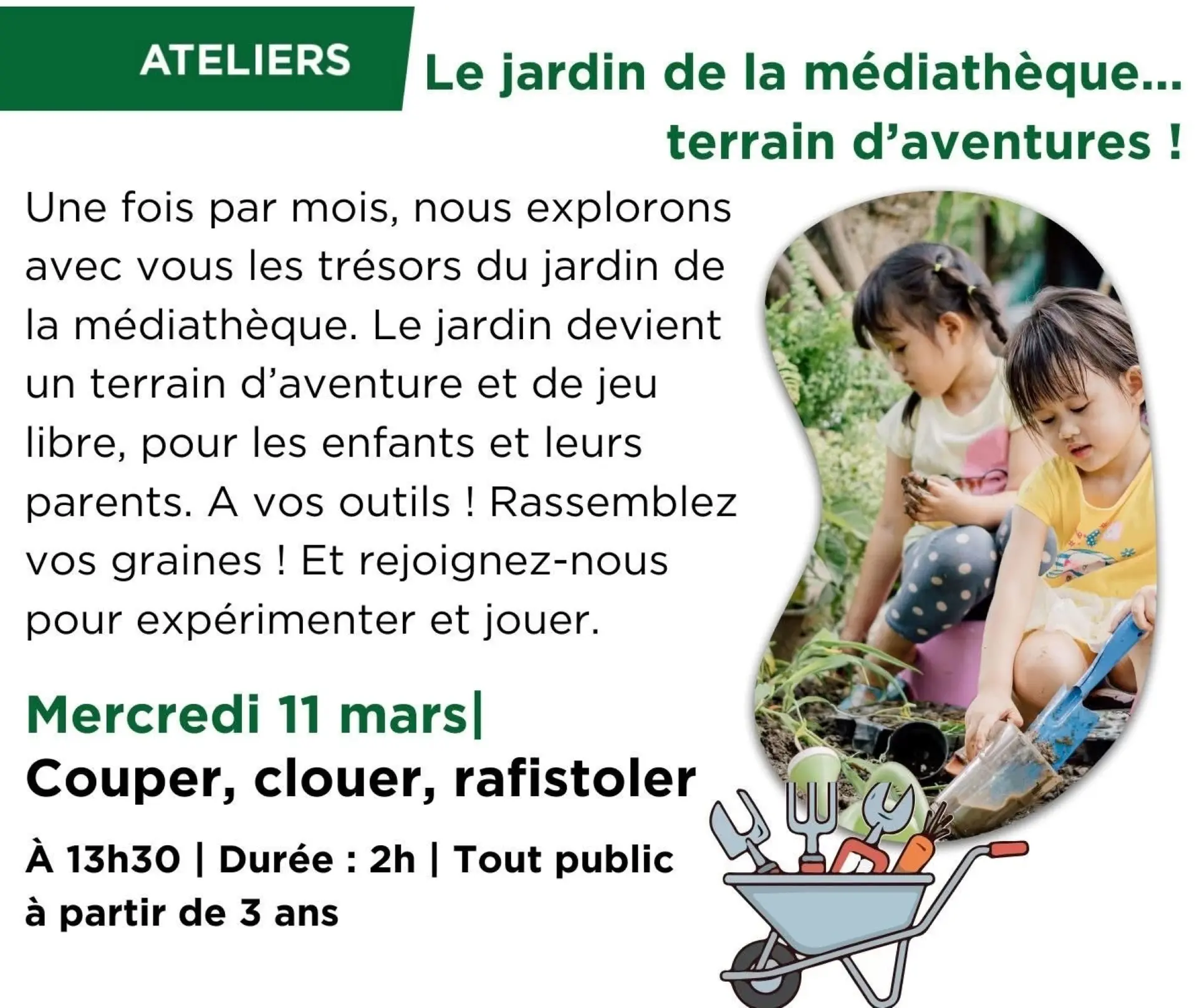 Activités au jardin partagé