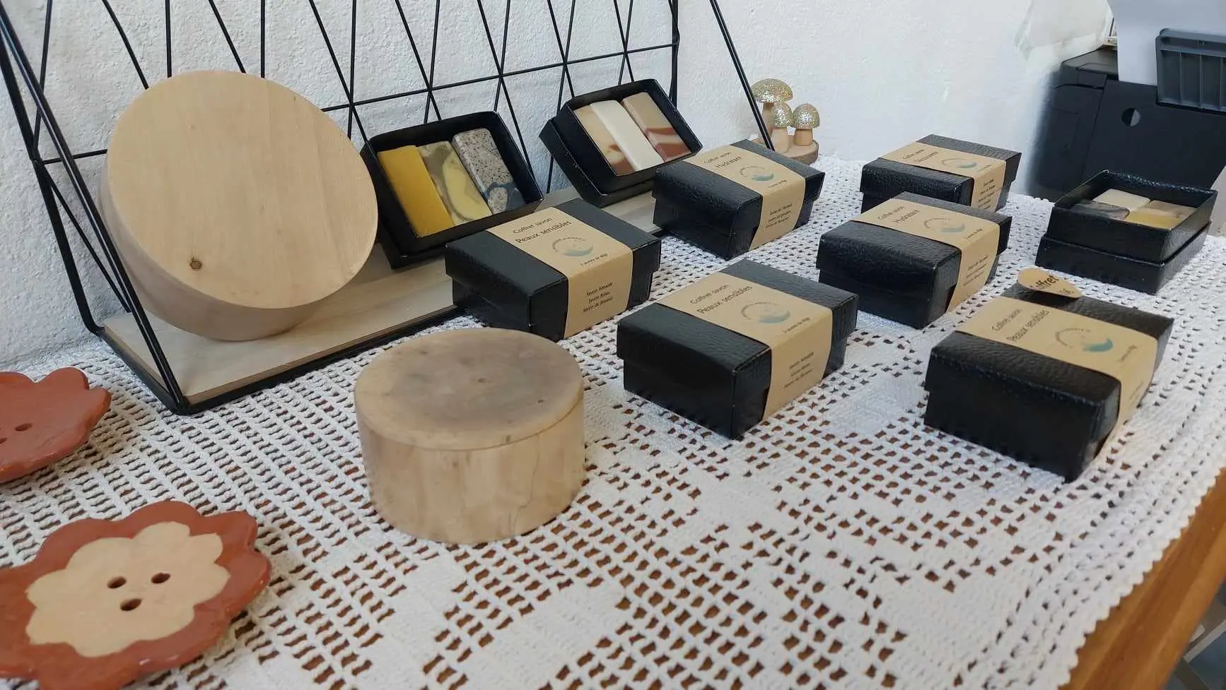 Démonstration de fabrication de savons artisanaux