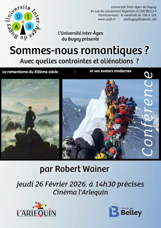 Conférence de l'UIAB : Sommes-nous romantiques ?_Belley