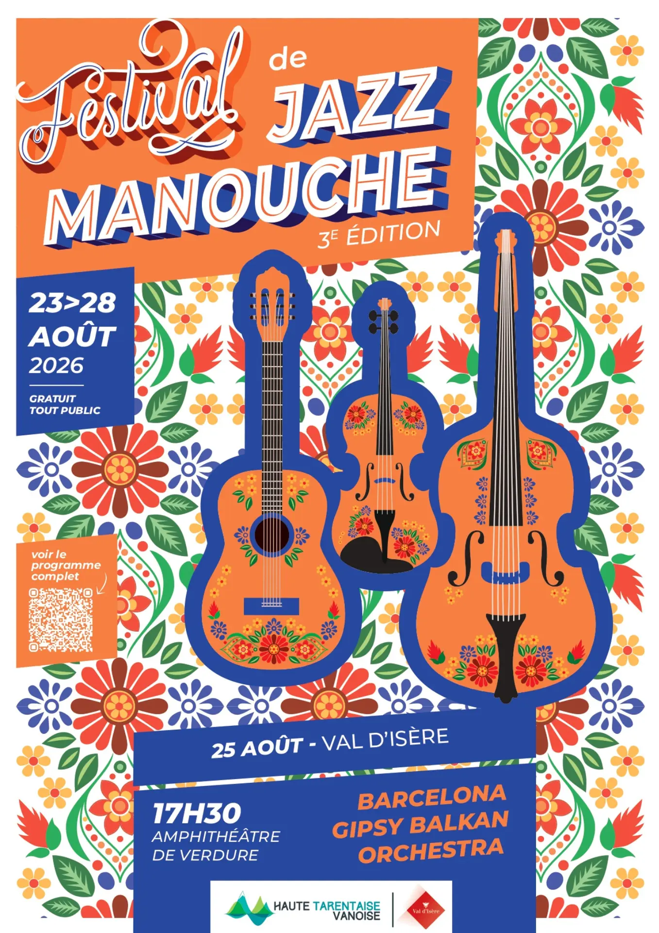Affiche Festival de Jazz Manouche