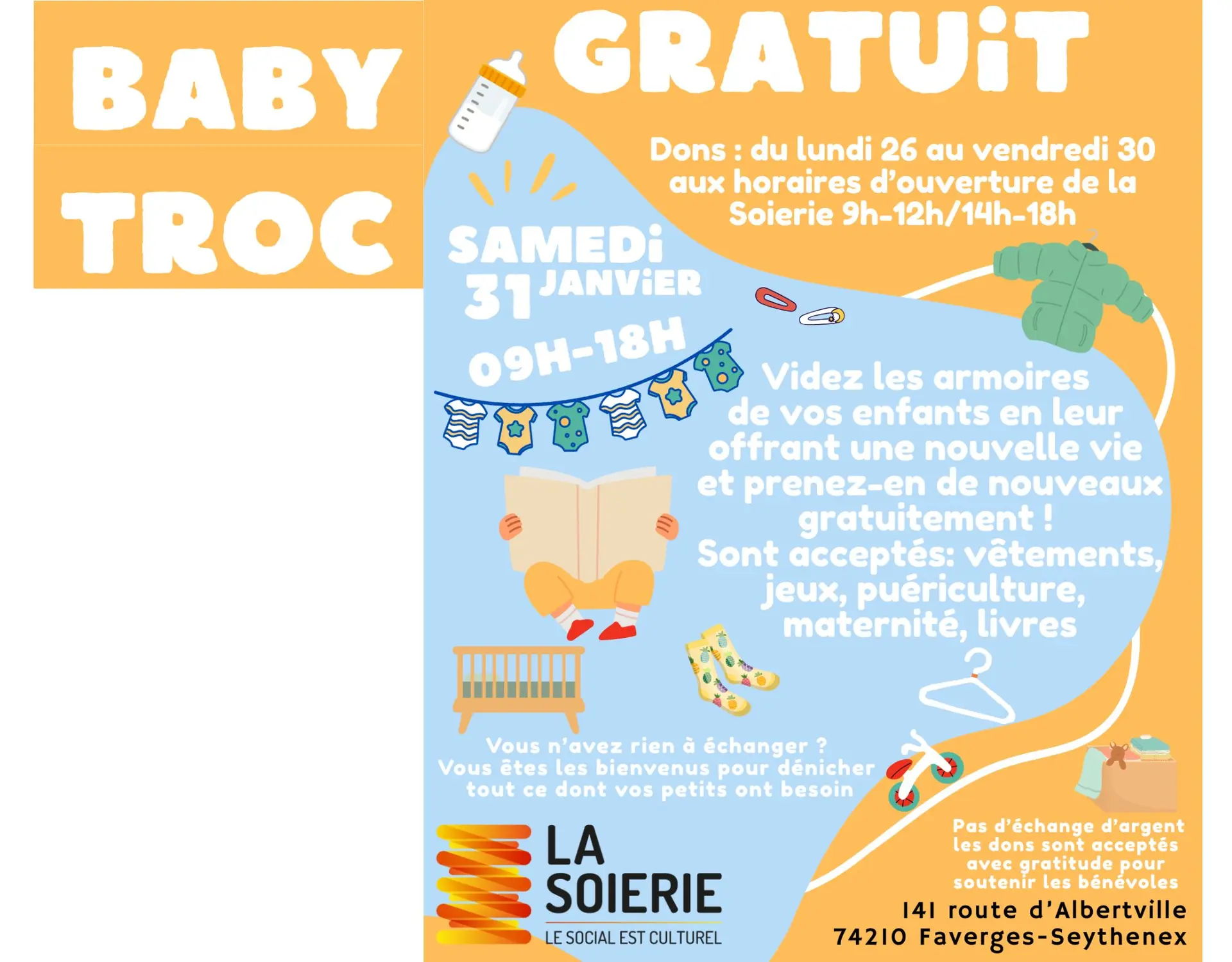 affiche baby troc