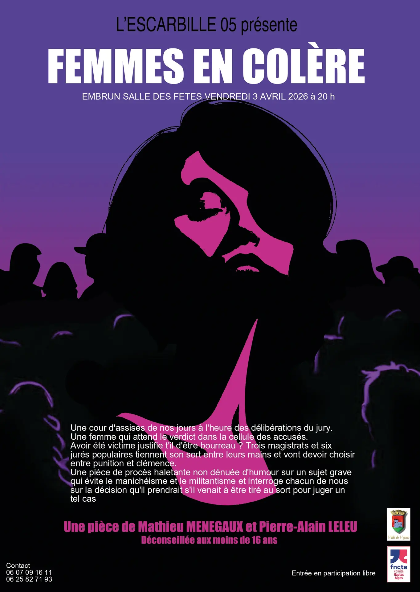 Pièce de théâtre Femmes en colère_Embrun