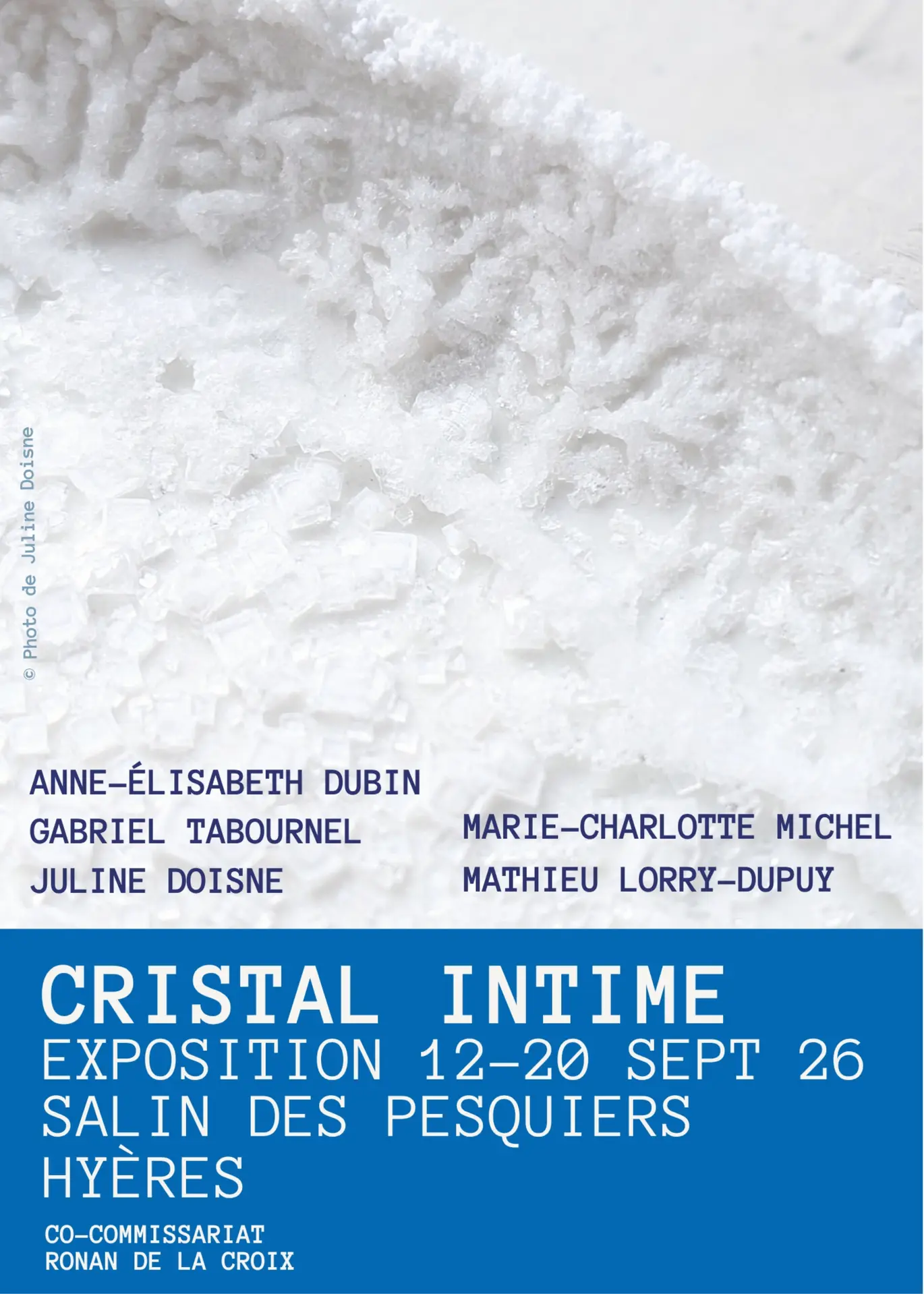 Exposition à retrouver du 12 au 20 septembre 2026