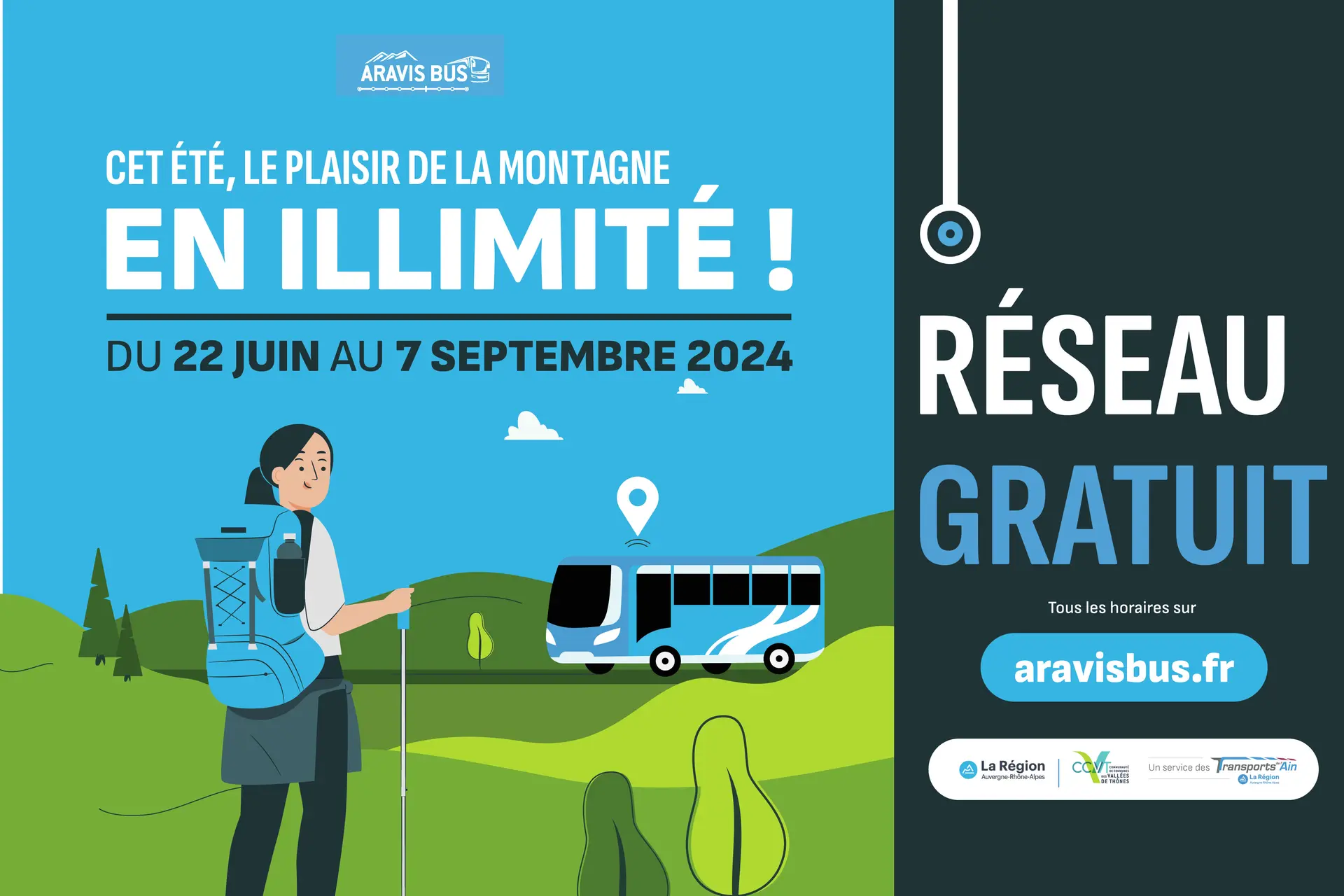 Aravis Bus été 2024