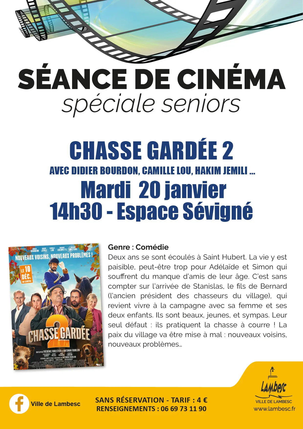 Ciné Seniors - Chasse gardée 2_Lambesc