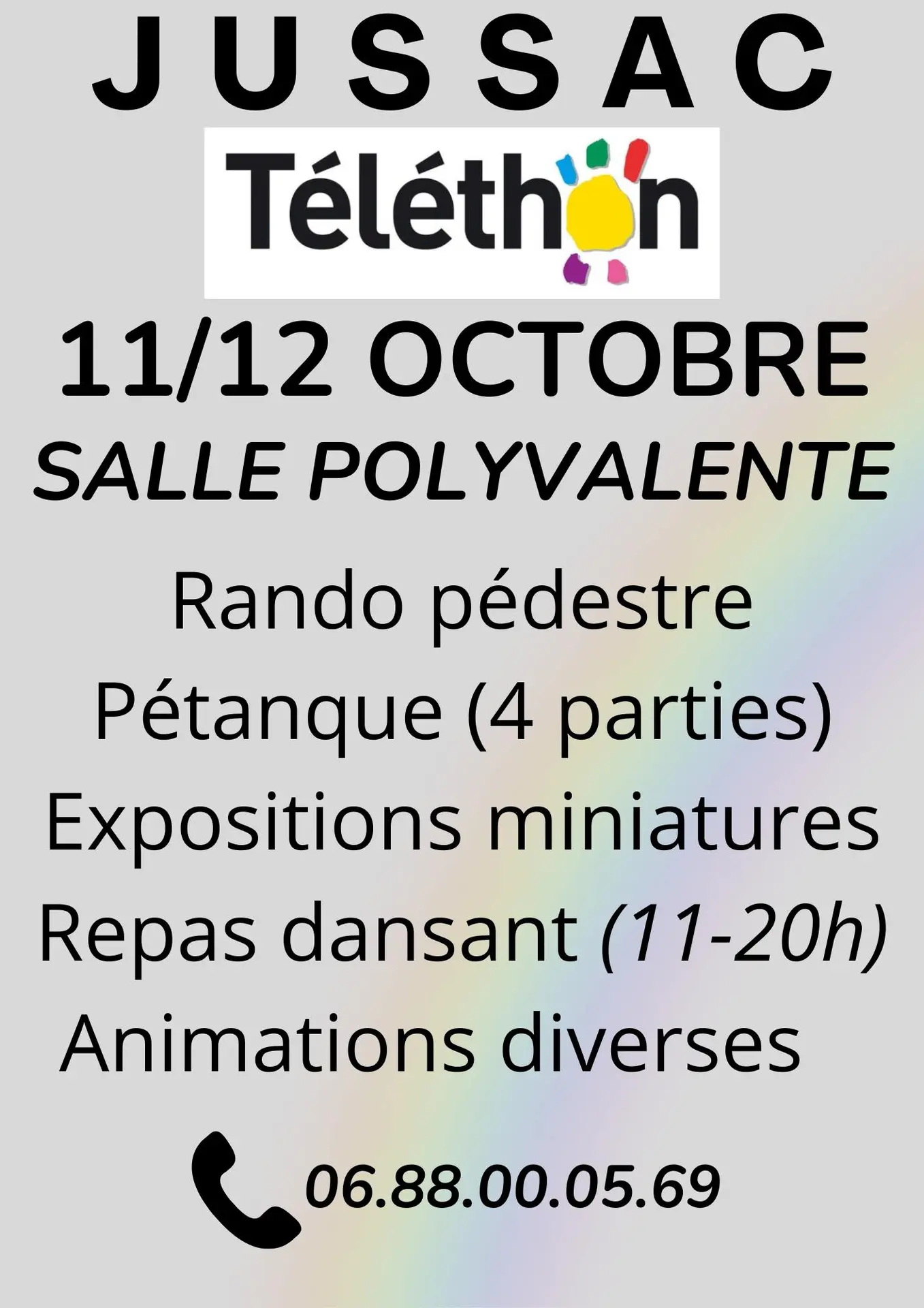 Téléthon à Jussac
