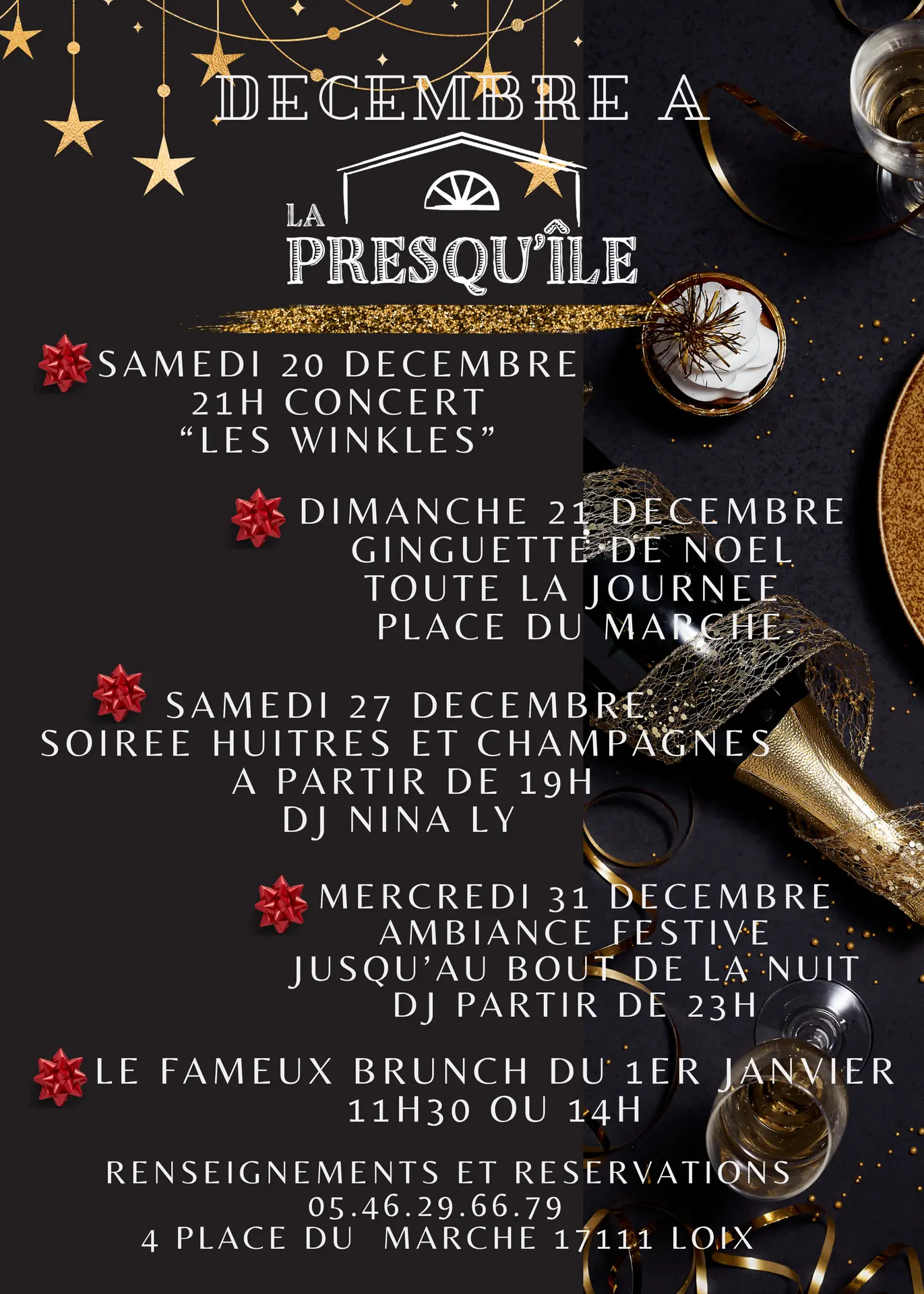 Le Brunch du nouvel an à La Presqu'Ile_Loix