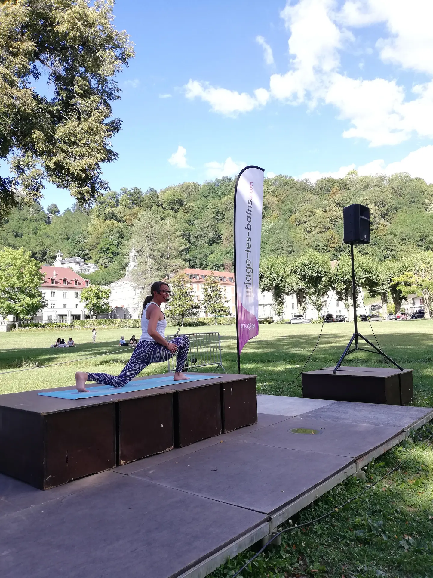 Yoga au parc