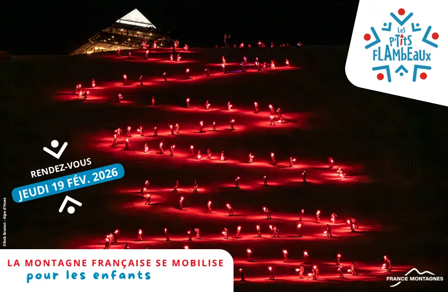 Descente aux flambeaux caritative - Les P'tits Flambeaux