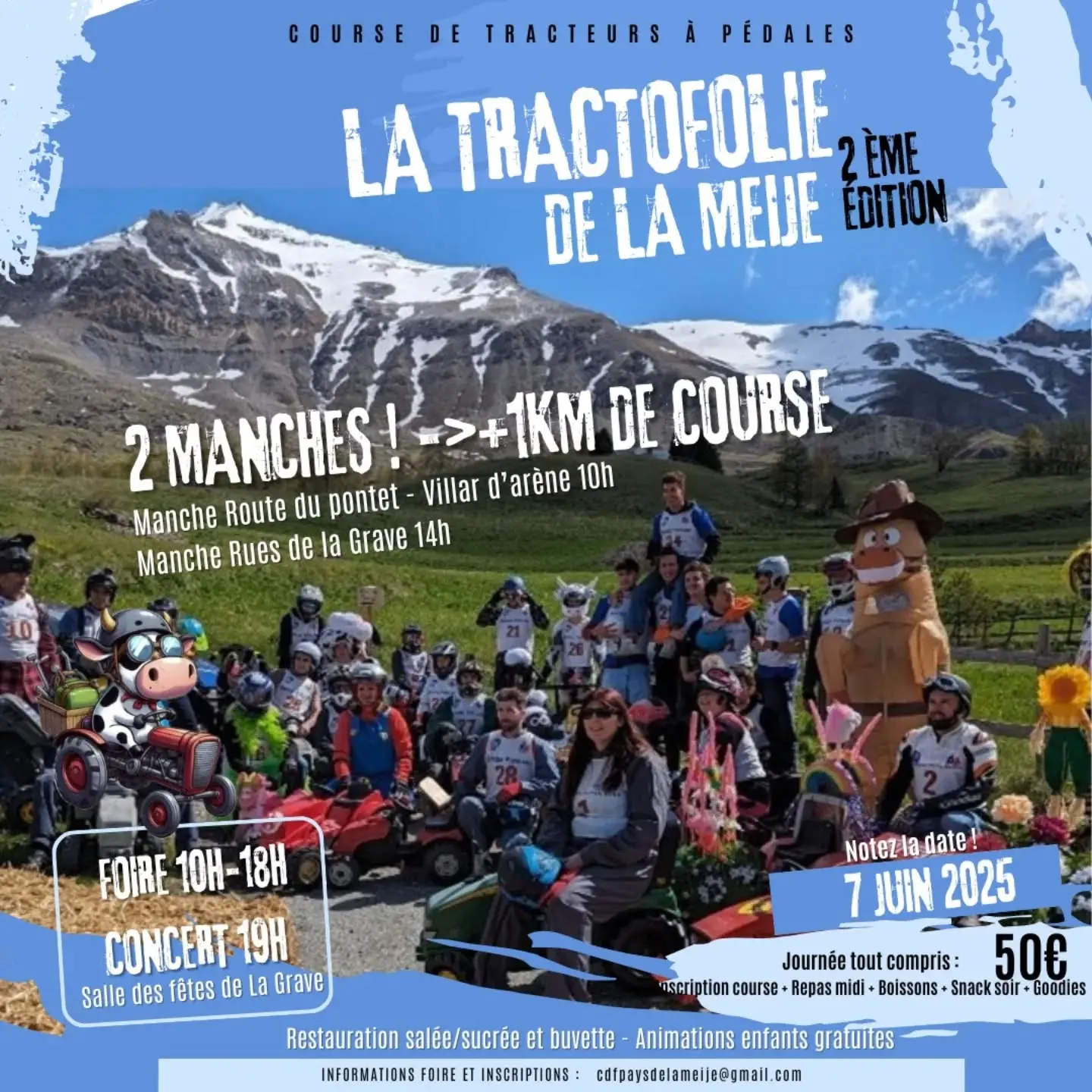 Course de tracteurs à pédales