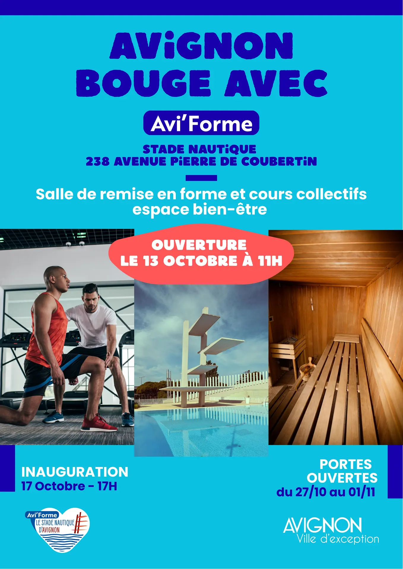 Réouverture de la salle de remise en forme et de l'espace bien-être du Stade nautique_Avignon