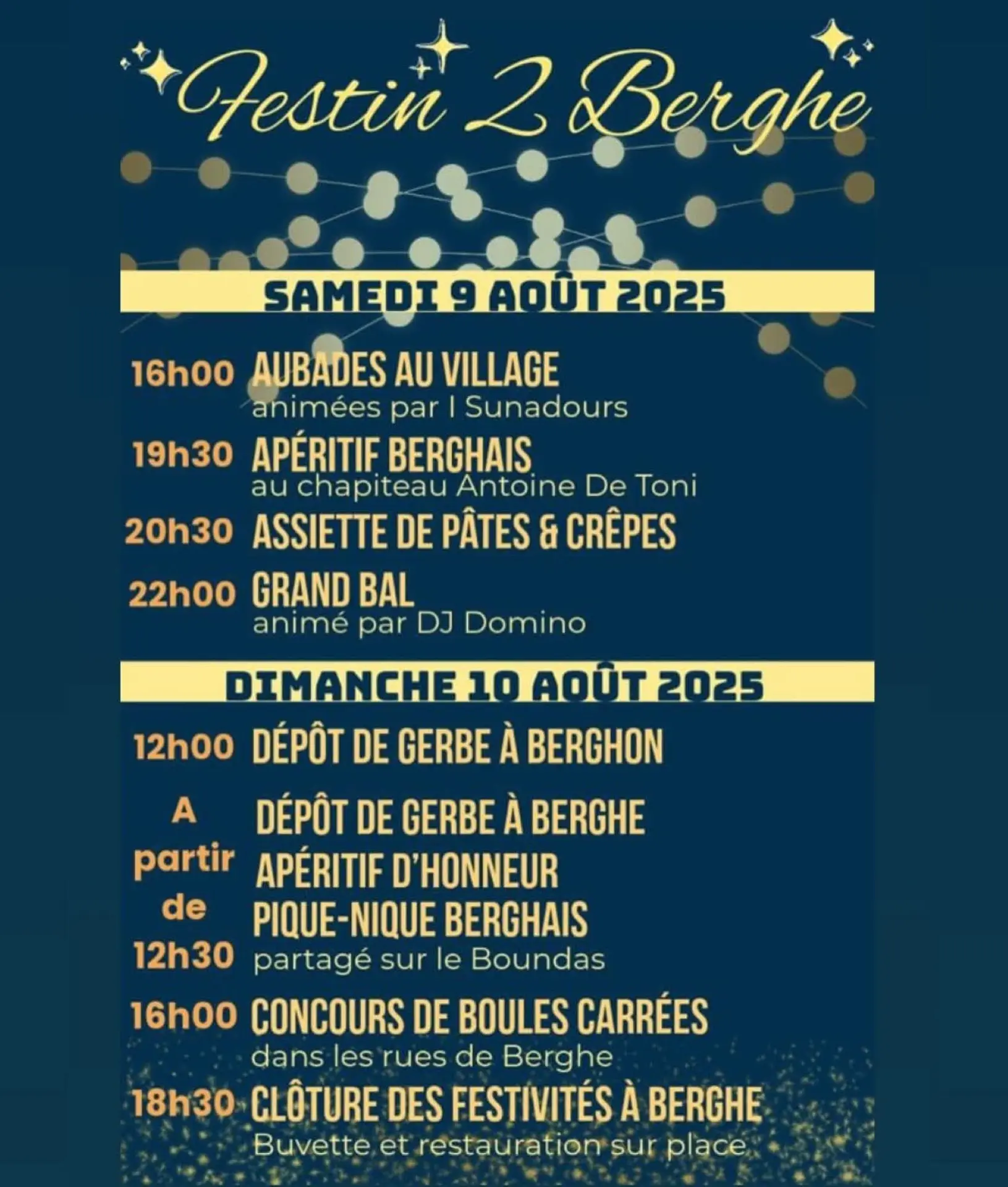 Festin de Berghe 2025