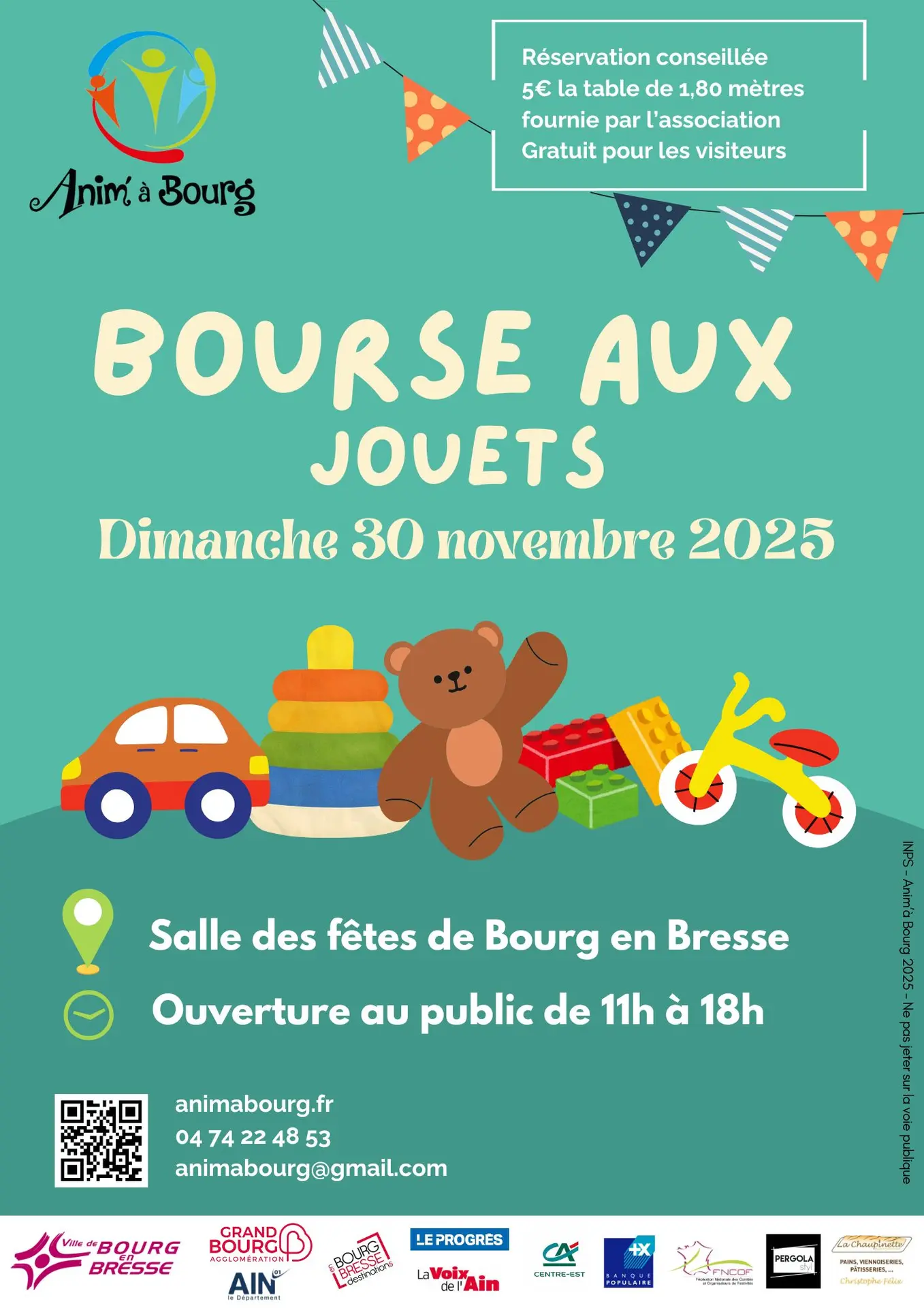 Affiche_Bourse aux jouets_Bourg-en-Bresse