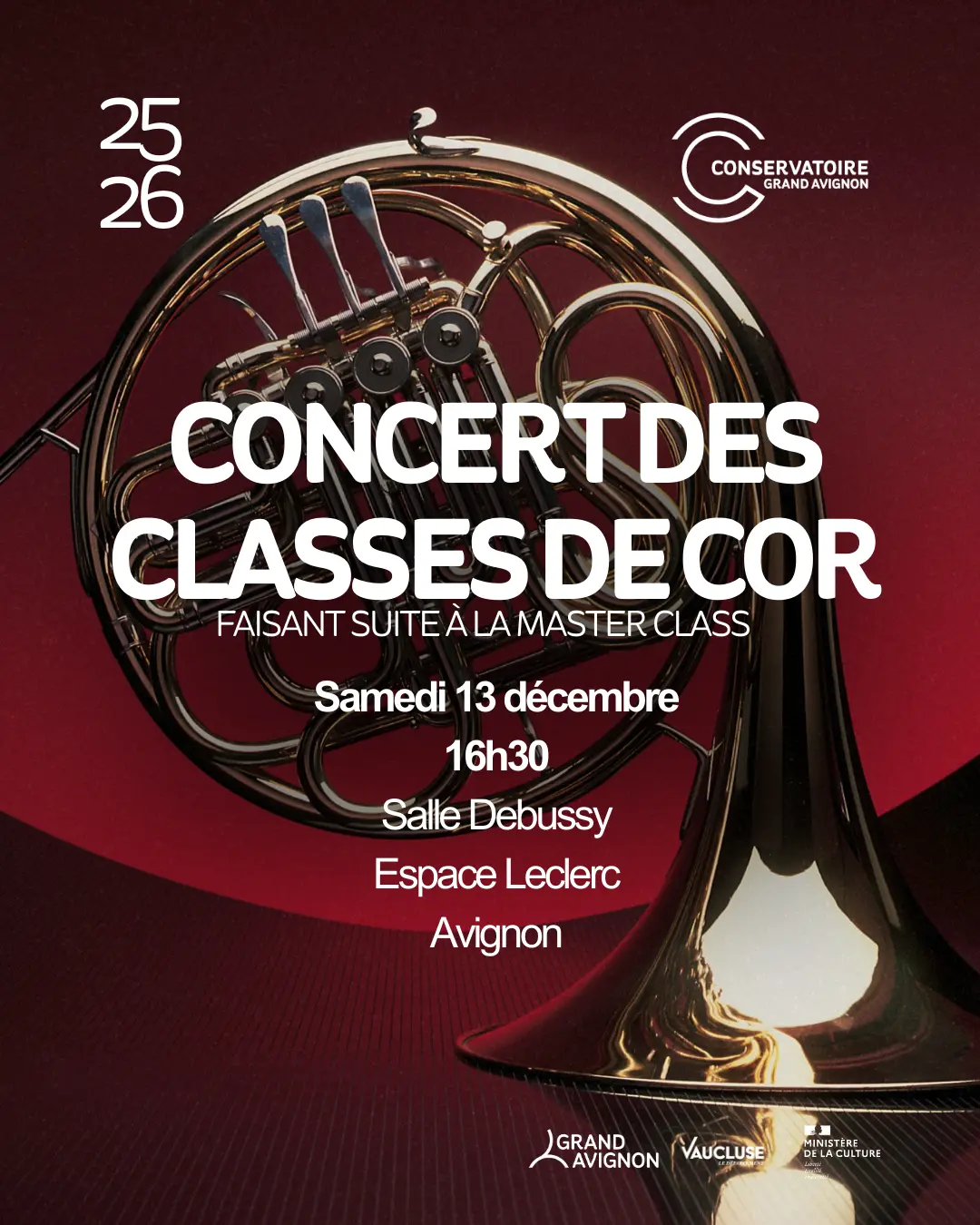 Concert des classes de cor_Avignon