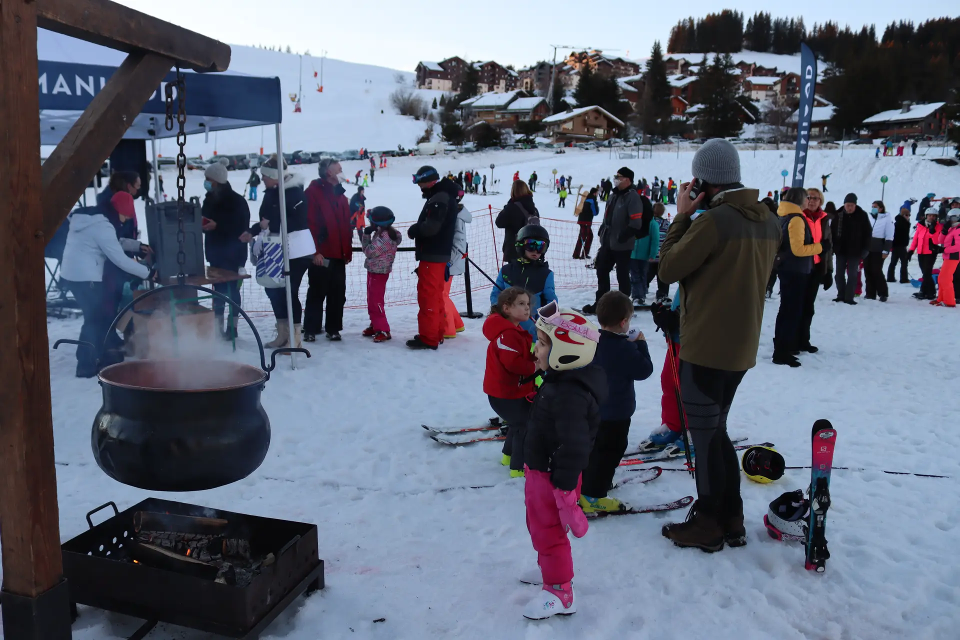 Pot d'accueil hivernal
