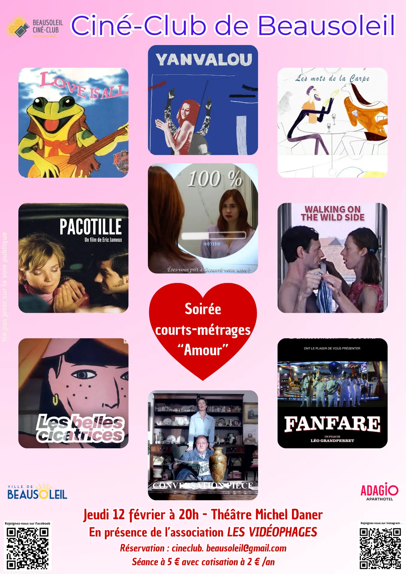Soirée courts-métrages Amour_Beausoleil