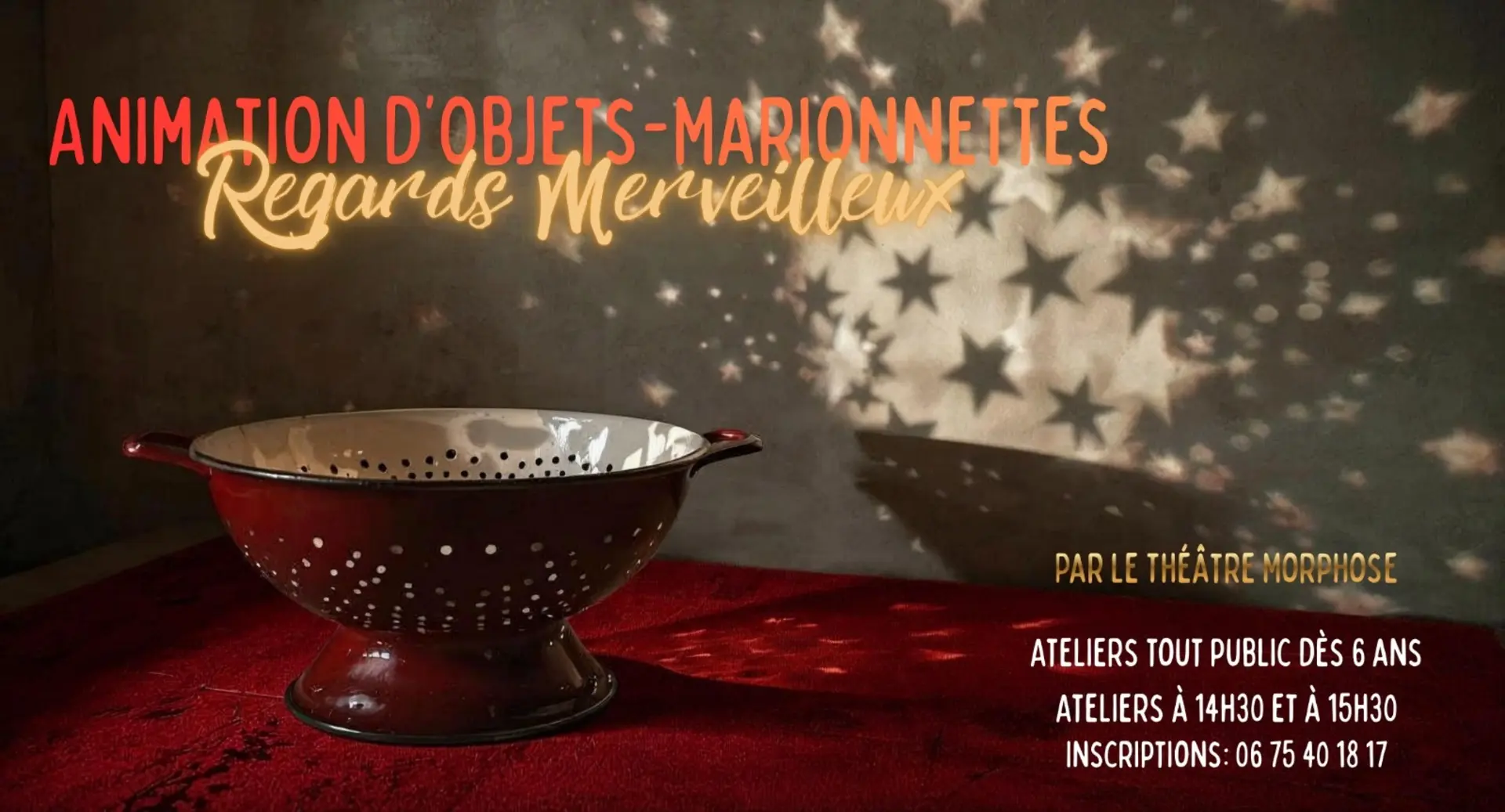 Atelier -animation d'objets marionnettes
