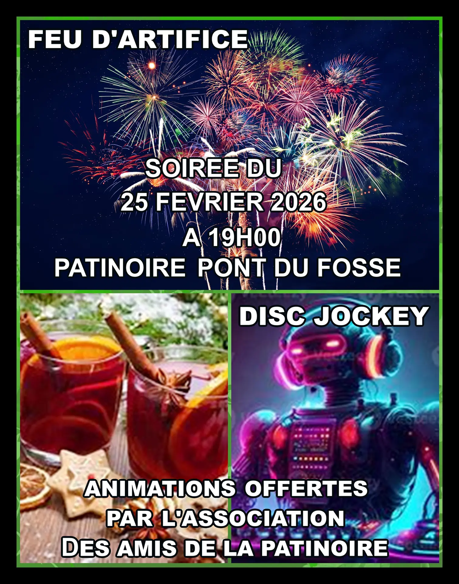 Soirées DJ à la patinoire de Pont du Fossé