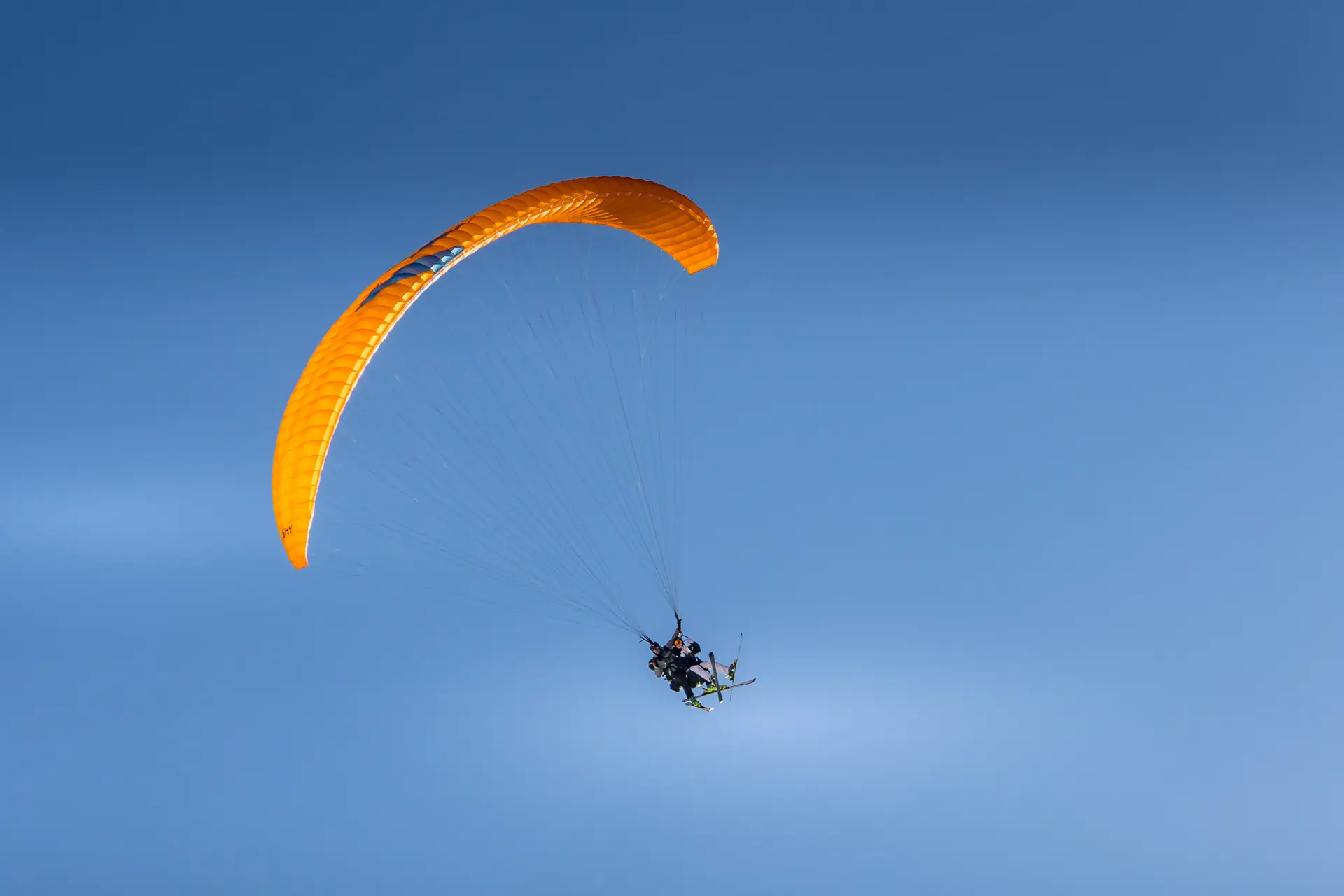 Parapente hiver à Praz sur Arly